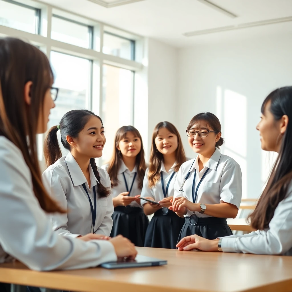 Students in classroom